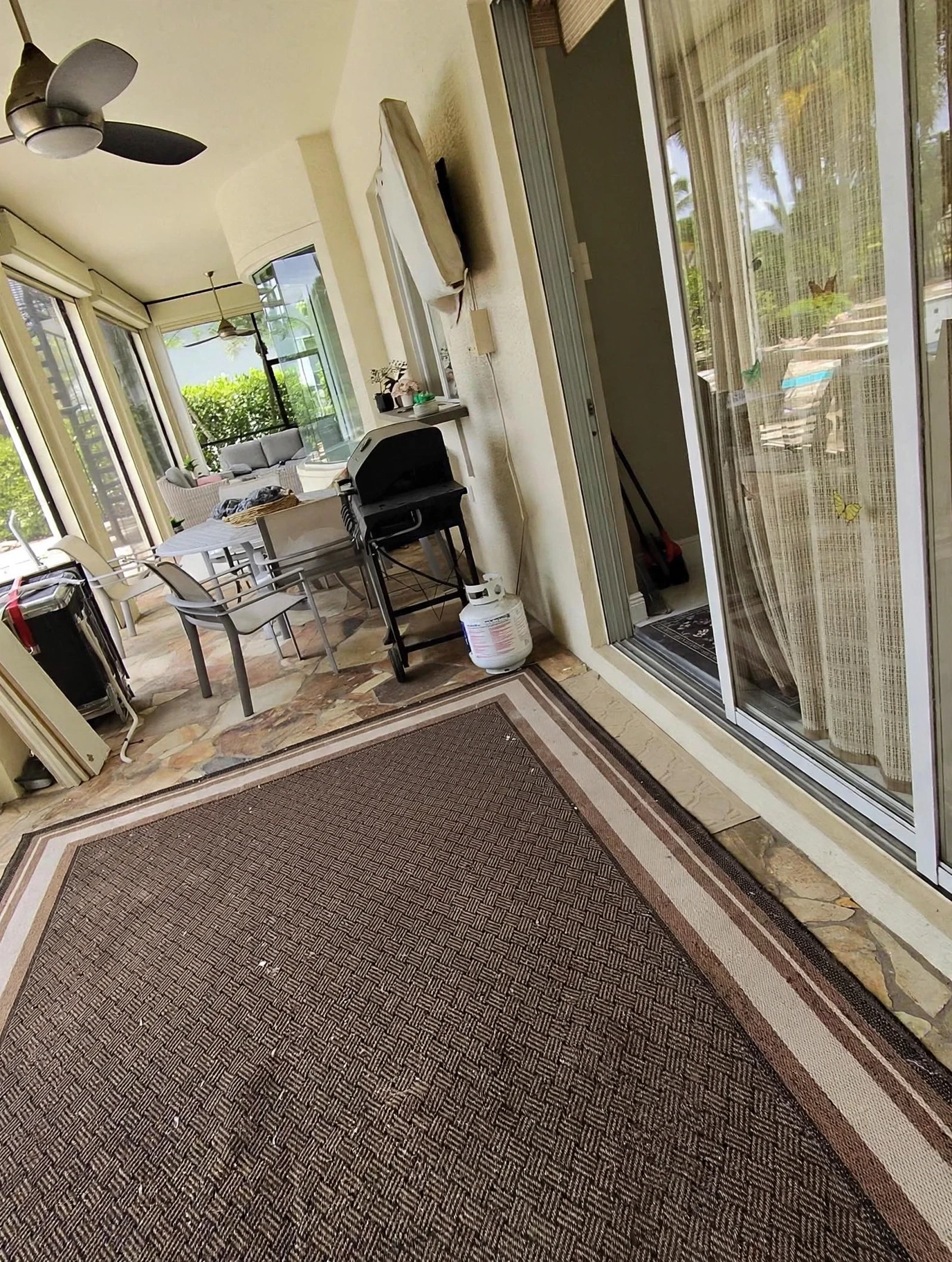 After — junk loaded and hauled away in truck