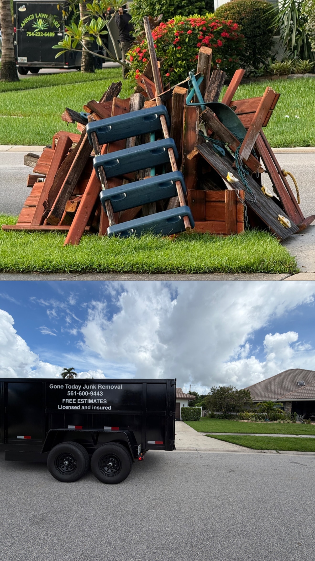 Before — Curbside Debris